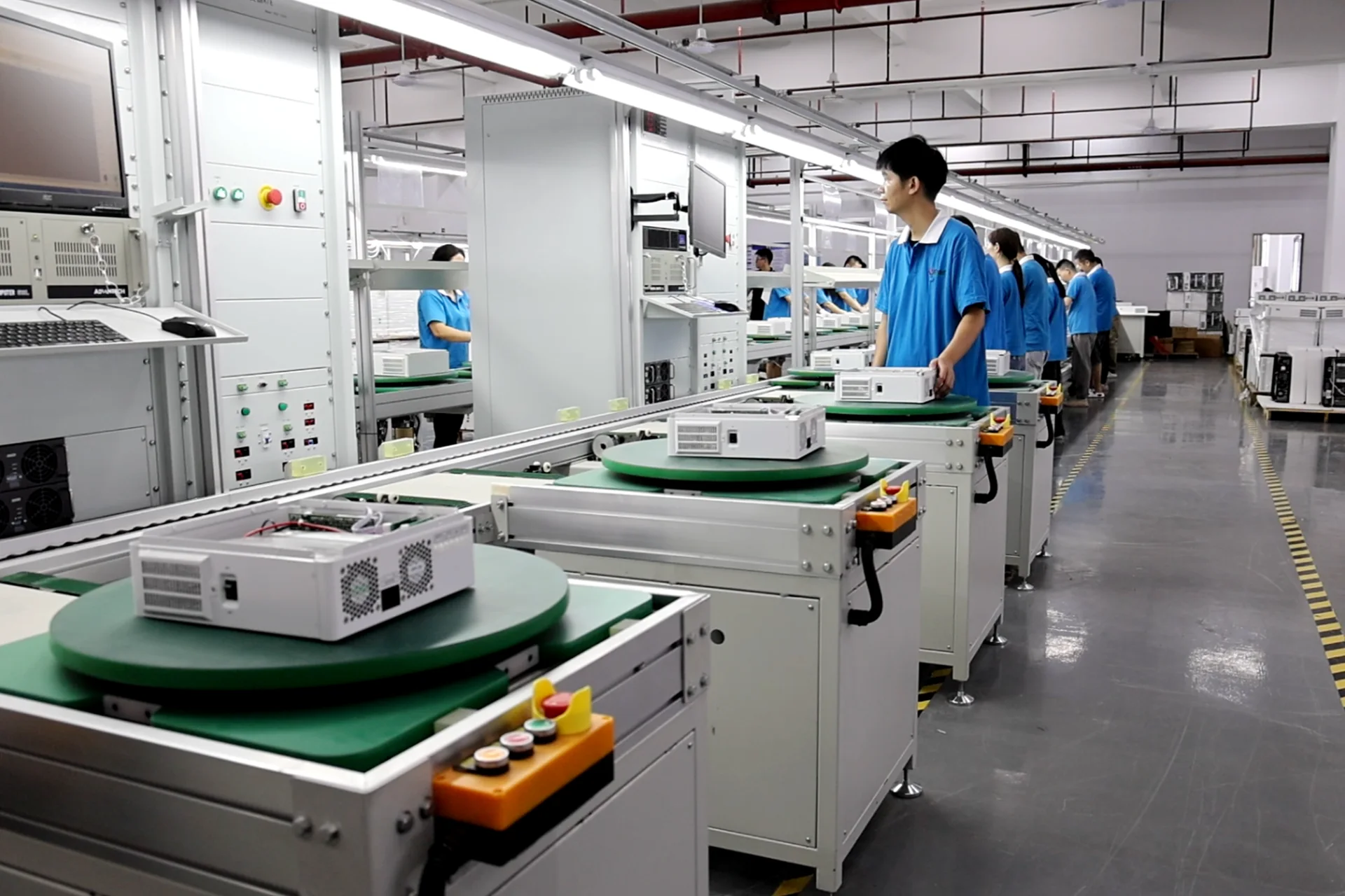 Operators at the AMPSTAR production line